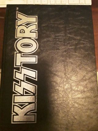 Kisstory Hardcover Coffee Table Book Signed By Gene Paul Peter Ace 1994