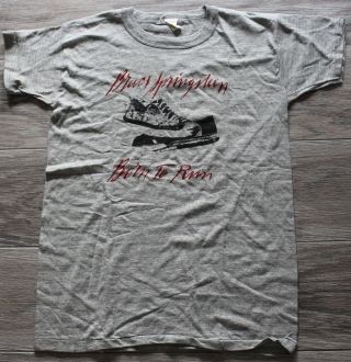 Rare Og Bruce Springsteen Born To Run Album Promo T - Shirt Vintage L