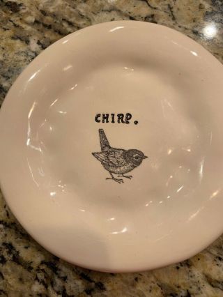Rae Dunn Chirp 6” Salad Plate