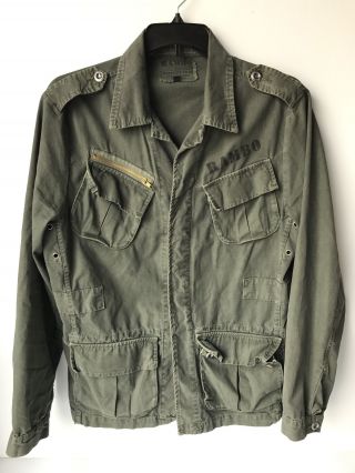 Rambo Army Vietnam Field Jacket Size Medium M Usa Special Edition Lionsgate