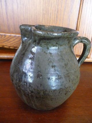 Lanier Meaders - 6 1/4 " Mossy Creek Water Pitcher - White County,  Ga