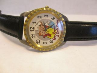 Vintage “roy Rogers & Dale Evans “watch By Fossil L/d Runs Looks Great