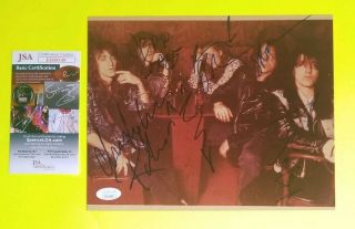 The Black Crowes Complete Band X5 Signed 8x10 Photo Jsa Rich Chris Robinson