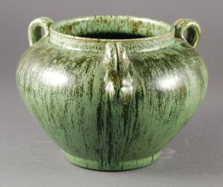3 - Handle Vase Rutile Cole North Carolina Pottery Nc Southern Folk Art