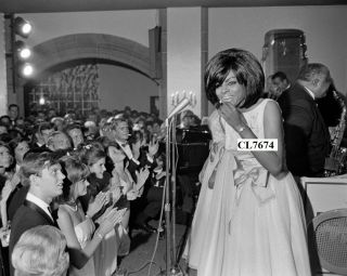 Diana Ross With The Supremes Perform On A Concert In Detroit,  Michigan Photo