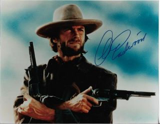 Clint Eastwood Autographed 8 X 10 Signed Photo Holo