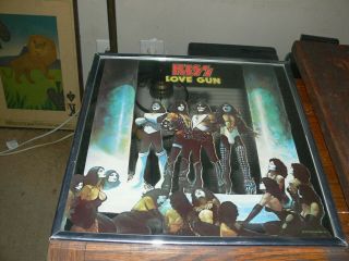 1977 Aucoin Kiss Love Gun 12 " Mirror By Mirage Design Ny