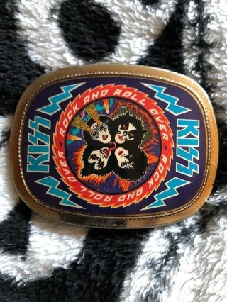 Kiss Rock And Roll Over Pacifica Belt Buckle Nm