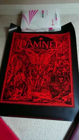 The Damned Poster.  Lee Conklin Print.  565mm X 720mm Approx