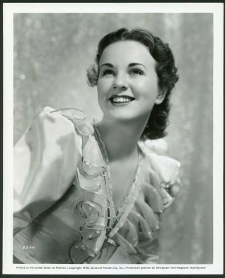 Deanna Durbin Vintage 1940 Universal Pictures Portrait Photo