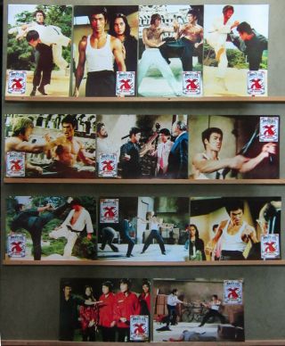 Zr31d The Way Of The Dragon Bruce Lee Chuck Norris Great Rare Lobby Set Spain
