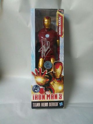 Stan Lee Signed Avengers/iron Man 3 Action Figure - Authentic Excelsior Hologram