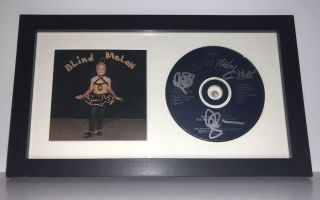 Blind Melon Signed Self Titled Cd Album Framed No Shannon Hoon Autograph 1/1