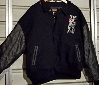 Vintage Authentic 1988 U2 When Love Comes To Town Limited Edition Tour Jacket