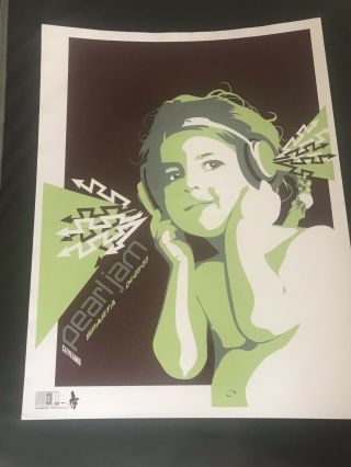 Pearl Jam Poster Cleveland 2003