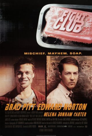 Fight Club (1999) Movie Poster - Rolled - Double - Sided