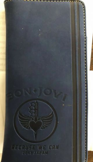 Bon Jovi 2013 Japan Tour Wallet Rare Item.  Came From 2