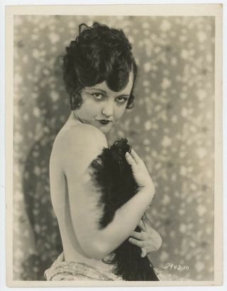Risqué Silent Film Vamp Doris Dawson Vintage 1920s Coquettish Glamour Photograph