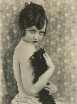 Risqué Silent Film Vamp Doris Dawson Vintage 1920s Coquettish Glamour Photograph 2
