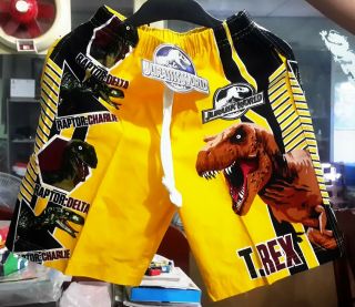 2018 Jurassic World Jurassic Park Thai Boy Kid Trousers Mega Rare