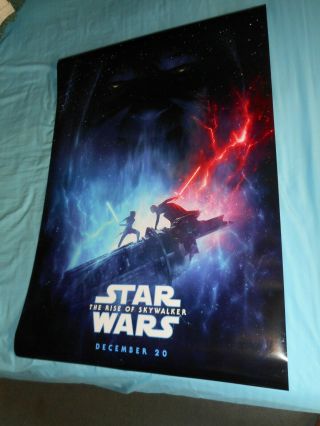 Star Wars Rise Of The Skywalker Official Movie Poster One Sheet Ds 27 " X40 "