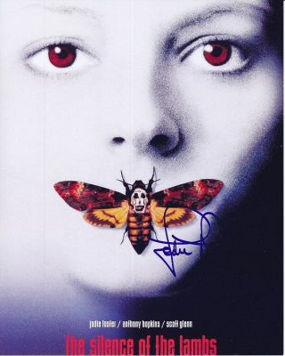 Jodie Foster Signed The Silence Of The Lambs Clarice Photo W/ Hologram