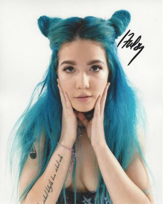 Singer Halsey Sexy Signed Autograph Badlands 8x10 Photo W/coa Ashley Frangipane