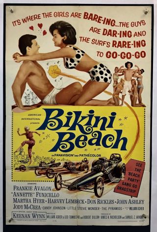 Bikini Beach Movie Poster (good) One Sheet 