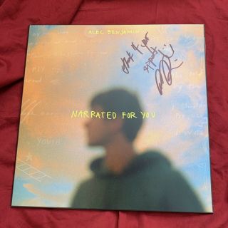 Alec Benjamin Signed Vinyl In Person Autograph Narrated For You