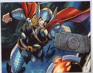 Stan Lee - Thor Marvel - Hand Signed 8x10 - Autographed Photo - Hologram