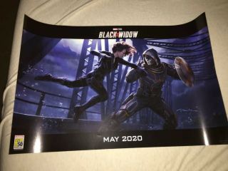 Black Widow Sdcc 2019 Marvel Studios Exclusive Phase 4 Promo Poster