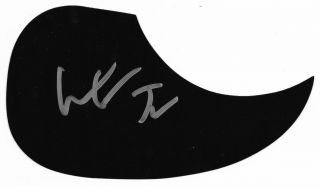 Wheeler Walker Jr.  Autographed Signed Guitar Pick Guard W/coa