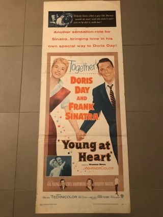 Insert Poster 13x36: Young At Heart (1954) Doris Day,  Frank Sinatra