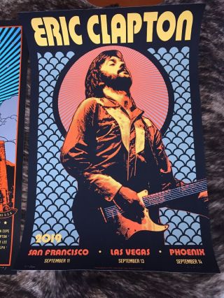 Clapton 2 Posters — Crossroads And US 3 Show Tour Poster 2