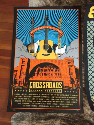 Clapton 2 Posters — Crossroads And US 3 Show Tour Poster 5