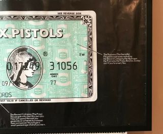 Young Flesh Required Sex Pistols Promotional Poster Great Rock ‘n’ Roll Swindle 5