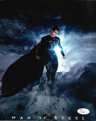 Henry Cavill Batman V Superman Autographed Signed 8x10 Photo Jsa 5