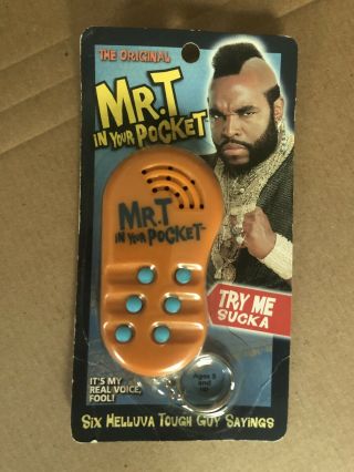 Mr.  T In Your Pocket Talking Keychain The A Team