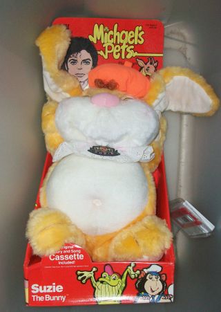 Michael Jackson Pets Suzie The Bunny 1987 Ideal Toys