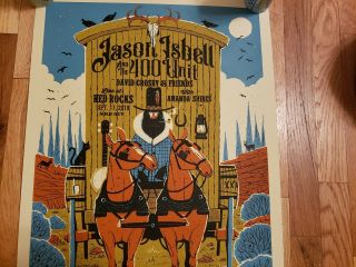 Jason Isbell &the 400 unit 2019 Red Rocks poster 3