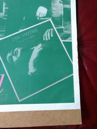 The Smith ' s 1986 The Queen Is Dead UK Promotional Poster Morrissey Marr 2
