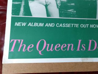 The Smith ' s 1986 The Queen Is Dead UK Promotional Poster Morrissey Marr 3