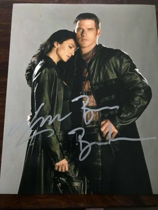 Farscape Autographed Photo Ben Browder And Claudia Black