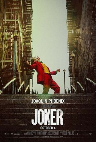 Joker Joaquin Phoenix 4x6 Ft Bus Shelter/movie Poster 2019 Double Sided