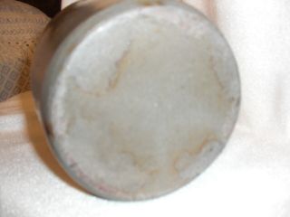 Antique Primitive Salt Glazed Stoneware Canning Jar/Crock w/ Cobalt Blue Stripes 7