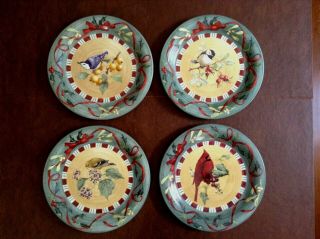 4 Lenox Winter Greetings Everyday 4 Pc Place Settings All 4 Birds 16pcs Total 3