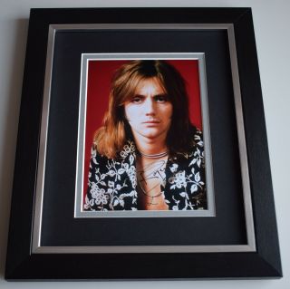 Roger Taylor Signed 10x8 Framed Photo Autograph Display Queen Music Aftal