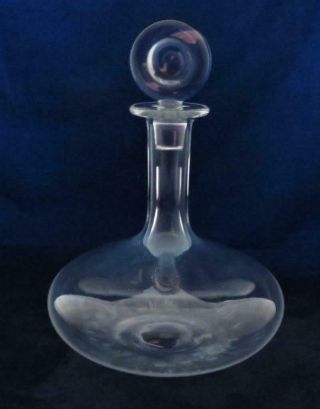 Baccarat Crystal,  Oenologie Young Wine Decanter W/ Stopper,  10 3/8 "
