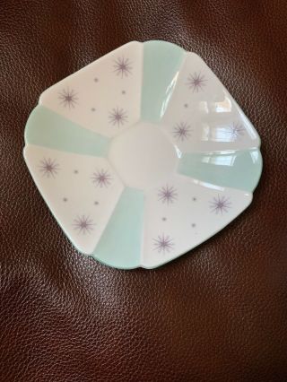 Shelley Queen Anne Pale Green Pole Star Cup & Saucer 5