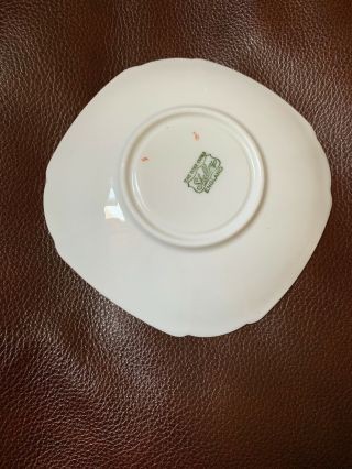 Shelley Queen Anne Pale Green Pole Star Cup & Saucer 6